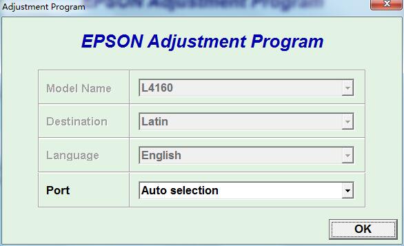 爱普生清零软件Reset Epson L4160