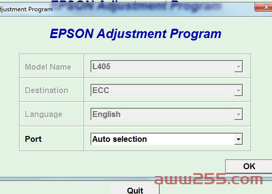 爱普生L405清零软件含图解 Reset EPSON